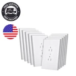 Upgrade Your Home With Bates 10-pack Glossy White Outlet Covers - Sleek Design. Fixed Price $33.99.