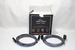 Powerbear 4k Hdmi Cable 6 Ft 2 Pack Braided Nylon & Gold Connectors. Fixed Price $15.99.