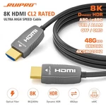 Ruipro 8k Fiber Optic Hdmi 2.1 Cable Cl2 48gbps 8k60hz 4k120hz Dynamic Hdr 25ft. Fixed Price $47.77.