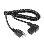 Riieyoca Right Angle 3 Prong Power Coiled Cord,90 Degree C13. Fixed Price $14.52.