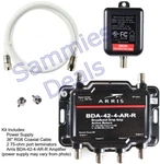 Arris 4-port Cable, Modem, Tv, Ota, Hdtv Amp Signal Booster With Active Return. Fixed Price $61.45.