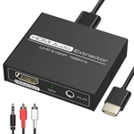 Dongjian Hdmi Audio Extractor 4k With 3.5mm Aux Stereo And L/r Rca 5a, Black. Fixed Price $22.85.
