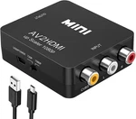 Ablewe Rca To Hdmi,av Hdmi Converter, 1080p Mini Composite Cvbs Video Aud. Fixed Price $16.44.
