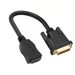 Hdmi To Dvi Cable Adapter - Male Dvi-d Dual Link Female 0.3m. Fixed Price $10.47.