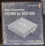 Blackmagic Design Mini Converter Sdi To Hdmi 6g - Convmbsh4k6g Sealed. Fixed Price $150.00.