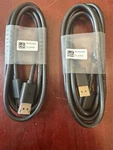 Lot Of 2 6ft Dell Displayport Male To Cables 6ft. 5k1fn16501. Fixed Price $11.99.