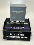Fosmon 2-port Hdmi Switch Uhd 4k 60hz, 2x1 / 1x2 Bi-directional Switcher Uh. Fixed Price $17.95.