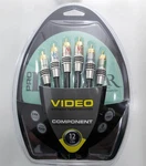 Acoustic Research Component Video Cables Pro Ii Pr192 12ft Hd Rgb 24k New Sealed. Fixed Price $9.78.
