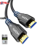 Hdmi Cable 15ft Long - Certified 8k Ultra High Speed Cable,48gbps Braided H. Fixed Price $24.74.