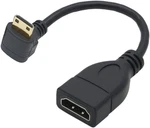 Mini Hdmi 90 Degree Adapter Right Angle Male To Female Cable Adap. Fixed Price $13.26.