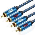 Emk 2rca Cable Rca L&r Rca/phono Male To 2 Stereo Audio 1m. Fixed Price $24.99.