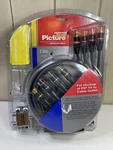 Monster Cable Picture In 1.5 M Set (4.92 Ft.) Pip Tv To Outlet New. Fixed Price $15.88.