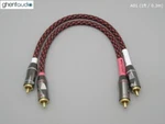 A01(30cm 1ft) --- Pair(2pcs) Canare L-4e6s Star Quad Hifi Rca Audio Cables. Fixed Price $17.00.
