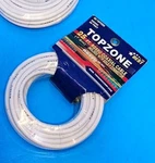 Topzone 25 Ft Rg59u Coaxial White Cable W/ Gold Plated F-connectors *new*. Fixed Price $14.77.