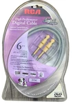 Rca - Dt6c Rg-6 Digital Coaxial Video Cable F Male-male 6 Ft.. Fixed Price $5.59.