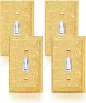 4 Pcs Silver Shiny Golden Rhinestones Wall Plate Toggle Light Switch Cove. Fixed Price $24.04.