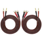 Xmsjsiy Hifi Ofc Speaker Wire With Spade Plug To Banana Jumper C.... Fixed Price $30.74.
