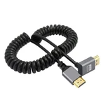 Cablecc 4k 60hz Stretch Coiled Cable Male Hdmi 2.0 To 90 Black. Fixed Price $18.99.