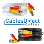 Cctv Cable Plug & Play Security Camera Wire Bnc Power Video Audio 10ft - 100ft. Fixed Price $14.50.