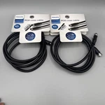 Set Of 2 Philips Rg6 Coax Cable 6 Ft Tv Satellite Dvr Audio Video Black. Fixed Price $12.59.