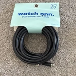 Onn Dual-shield Coaxial Coax Cable 25 Ft, Black. Fixed Price $11.99.