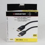 Monster Just Hook It Up High Speed Hdmi Cable Ethernet 22.9ft 7m #140052-00. Fixed Price $24.00.
