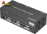 Dvi Splitter 1 In 2 Out Port Dual Monitors Distribution Duplicator Video S. Fixed Price $50.73.