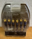 Acoustic Research Ap061 6 Ft Rca Audio Video Cable Gold Plated Recoton. Fixed Price $13.29.