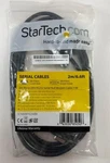 Startech Scnm9fm2mbk Black Db9 Rs232 Serial Null Modem Cable F/m 2m/6.6ft. Fixed Price $8.89.