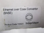 Indigovision 110422 Ethernet Over Coax Converter (base) New. Fixed Price $49.99.