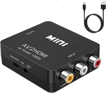 Ablewe Rca To Hdmi,av Hdmi Converter, 1080p Mini Composite Cvbs Black. Fixed Price $14.75.
