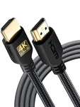 Powerbear 4k Hdmi Cable 10 Ft High Speed Cables, Braided 10ft, Black. Fixed Price $15.19.