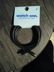 6 Watch Onn Dual-shield Coax Cable. Fixed Price $3.49.