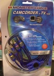 Monster Cable Camcorder To Tv/vcr 24k Mini Jack Rca Audio/video 6 Ft Nos. Fixed Price $19.99.