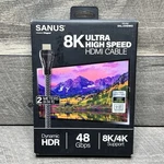 Hdmi 2-meter Sanus Sal-21hdmi2 8k Ultra High Speed Cable 6.56 Ft - New. Fixed Price $9.99.