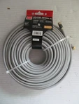 Rca Quad Shield Rg6 Coax Cable, Gray, 100 Foot, Satellite, Digital Cable. Fixed Price $24.95.