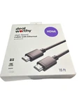 Hdmi High Speed Cable With Ethernet 15ft - Dealworthy. Fixed Price $11.89.