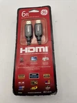 Ge High Speed 6 Ft Hdmi Cable 34206 Ethernet Multimedia Interface New Sealed. Fixed Price $9.95.
