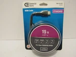 Commercial Electric 15' Foot Standard Hdmi Cable 10.2 Gbps Transfer Speed. Fixed Price $18.99.