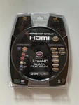 Monster Black Platinum 35' 4k Ultra Hd 120hz Hdmi Cable New In Box. Fixed Price $120.00.