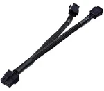 Dual 6 Pin Female To 8 Male Gpu Power Adapter Cable Braided Sleeved 9.... Fixed Price $17.58.