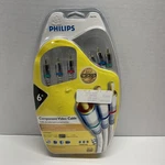 Philips Component Video Cable, 24k Gold Plated Connectors 6 Ft. Dvd Tv Sat Recv. Fixed Price $19.95.