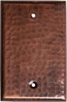 Monarch Pure Copper Hammered Blank Wall Plate / Switch. Fixed Price $21.99.