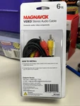 Magnavox Video Stereo Audio Cable Mc 1000 6 Foot New. Fixed Price $7.70.