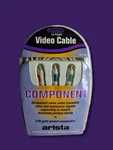 Arista Component Video Cable 12 Foot 24k Gold Plated Connectors Factory Sealed. Fixed Price $10.00.