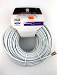 Monster 140041-00 Rg6/u Heavy Duty Coax Cable/satellite Tv 100' White. Fixed Price $14.95.