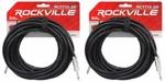 2 Rockville Rctt1425 25' 14 Awg 1/4" Ts To Pro Speaker Cable 100% Copper. Fixed Price $44.90.