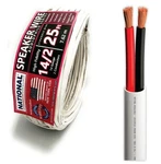 National Wire&cable - 14/2 Audiophile Speaker 25 Ft, 14-gauge 2 Conductors. Fixed Price $43.37.