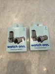 Lot Of 2 Onn Coax Twist-on Rg6 F Audio/video Connectors 2-pack (4 Total) B34. Fixed Price $6.99.