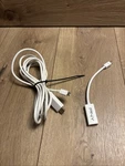 Mini Displayport To Hdmi Cable + Adapter Lot Gold Plated Pny 10.5ft Total Length. Fixed Price $20.00.